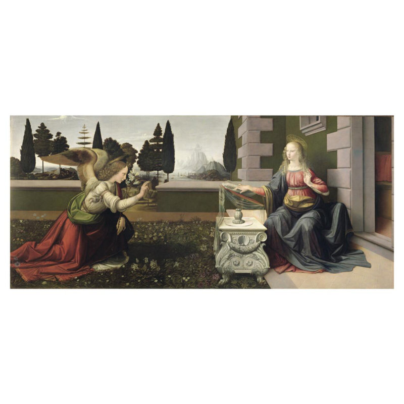 Annonci par Leonardo Da Vinci - Estampe numérique, H 32 po x l 40 po