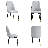 Vesta Modern Round Dining Table Set for Small Spaces-653070165