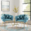 Chaise d'appoint moderne en velours Modern-356424049