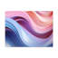 Purple And Blue Abstract Soft Pastel Waves Canvas Wall Art