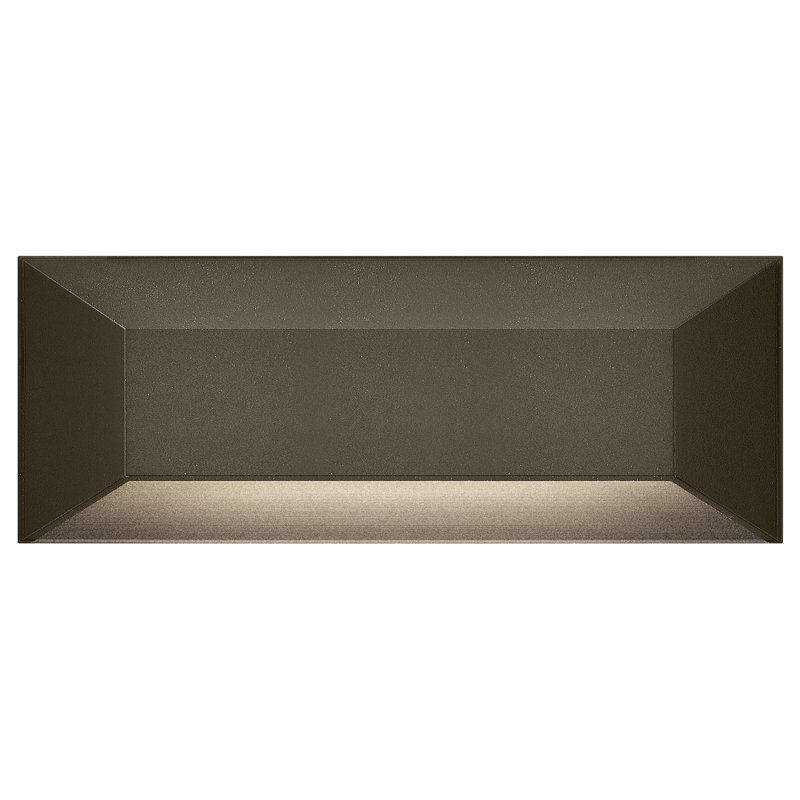 Hinkley Nuvi Rectangular Deck Sconce, Brown