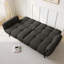 3 Seater Linen Blend Sofa Bed-825849172