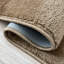 Tapis de couloir beige foncé uni-207346328