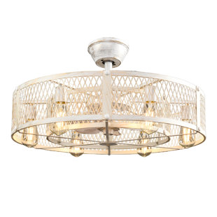 Ventilateur de plafond avec lumière Elyijah 