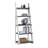 5-Tier Shelves,Bookshelf, Storage Rack, Bookcase With Rubber Wood Frame, Ladder Shelf For Living Room, Home Office, Kitchen, Bedroom, Apartment-1840759571