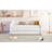 Beige Upholstered Twin Xl Daybed With Led Belt, 2 Drawers, And Frame For Rustic Home Linen Lighting, Wood Relaxing Bedroom-851945366