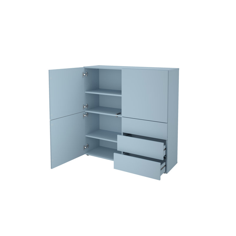 Kuziva 99cm W 3 - Drawer Chest of Drawers