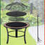 Sais Round Metal Wood Burning Smokeless Fire Pit