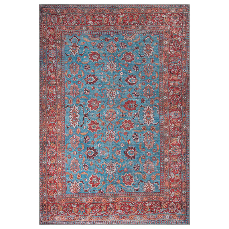 Premium 100% Polyester Area Rug, 6.9 x 10.2 ft | 1850 g/m², 0.2 in Pile Height | Recycled Poly Cotton Underside | Machine Washable at 30°C | Soft, Durable, Eco-Friendly Design for Modern Living Spaces