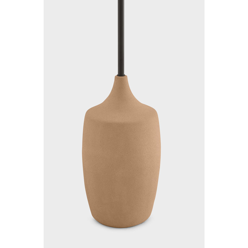 Richard June Transitional Sayer Floor Lamp, Toast