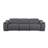 Divanitalia Top Grain Italian Leather Power Reclining Sofa With Dual Recliners-102402604
