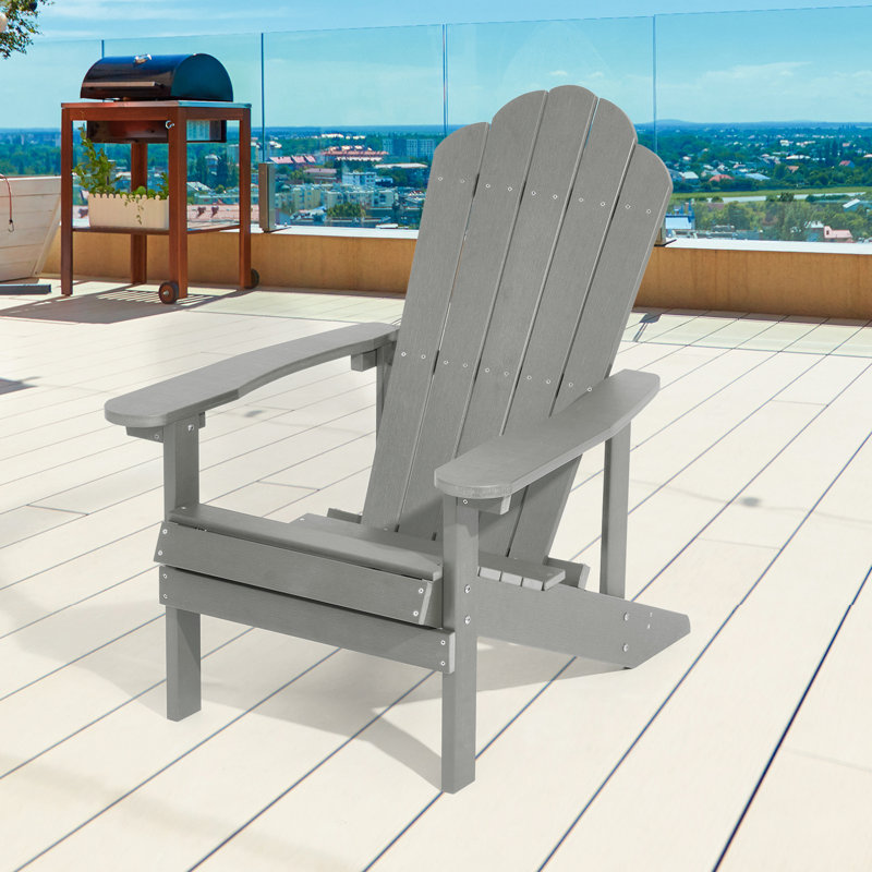 Chaise Adirondack Solvejg, Gris clair