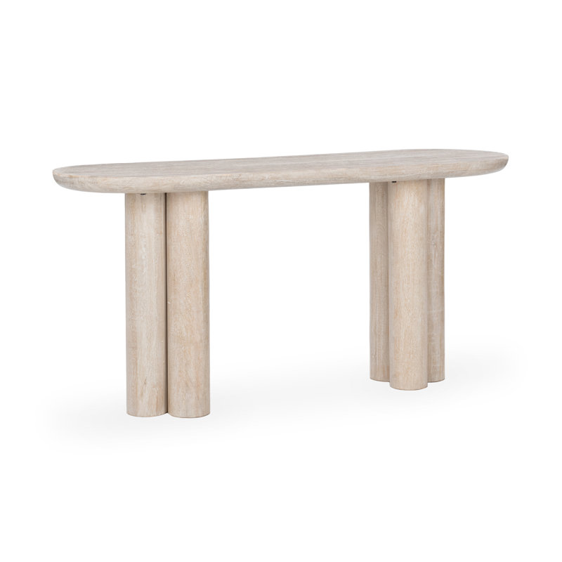 Columnia Console Table, Creamwood