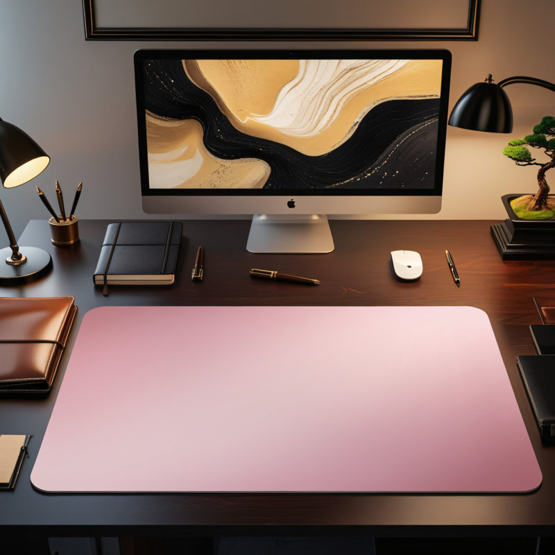 Polyester Desk Pad, 14.4x12.1