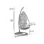 Holborn Indra Rattan Patio Swing Chair with Stand