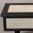 Retro Rattan Weave Console Table