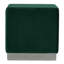 Repose-pieds cubique carré en velours 15,5" Perino-17036647-17036640