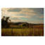 «Rusty Barn at Sunset», reproduction de photo sur toile tendue Vidur-22073465