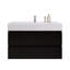 Ensemble de meuble-lavabo mural simple 42 po Babajide-336313911