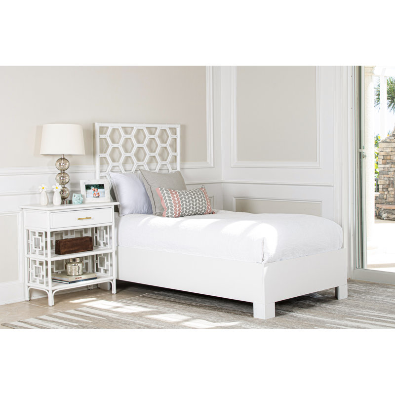 Honeycomb Standard Bed, Twin, White