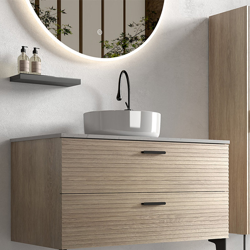 15.5'' Integrated Ceramic Basin In White