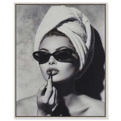 Retro Vanity Vibe Graphic Art Canvas
