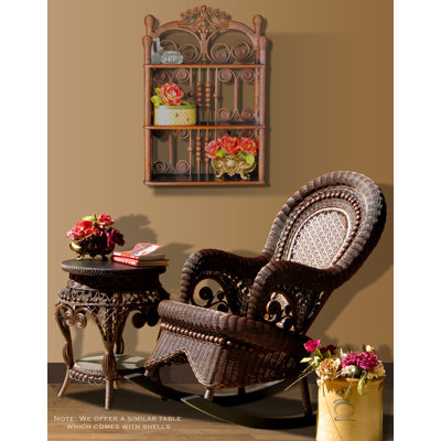 Country Wicker Rocking Chair