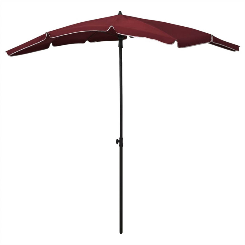 Kaidence 200cm X 130cm Rectangular Market Parasol, Red