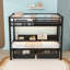 Lit superposé avec tablettes de rangement, tiroirs, ports USB et lumières DEL-1448351161-1448351142