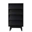Commode de chambre noire - 4 tiroirs pour un rangement parfait de 4 unités