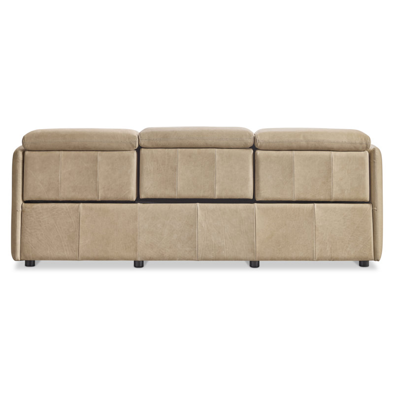 Bernhardt Sierra Leather Power Motion Sofa