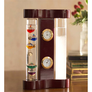 Brass or Chrome Framed Fitzroy Storm Glass Weather Instruments