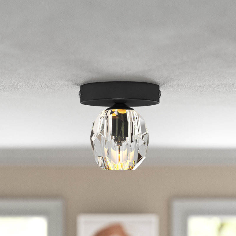 Plafonnier encastré 4 lumières Arlillian, Noir