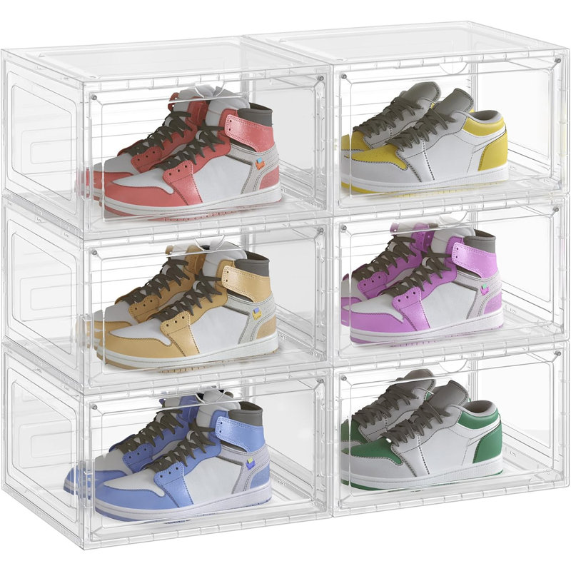 6 Pair Shoe Storage Box