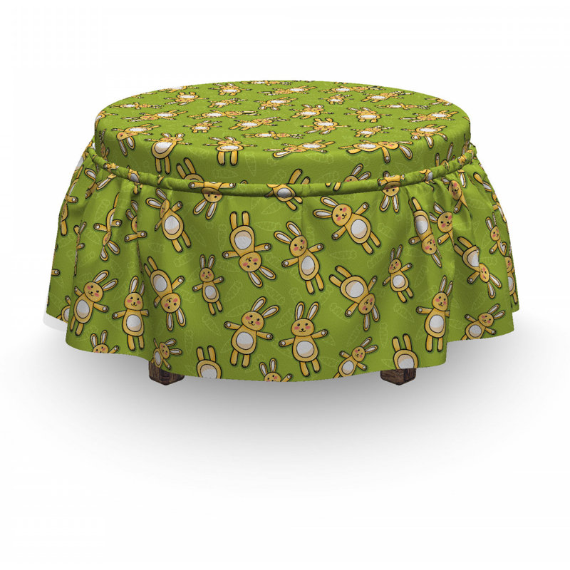 Housse pour de lapins sur repose-pieds
