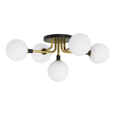 Viaggio 5 - Light Semi Flush Mount