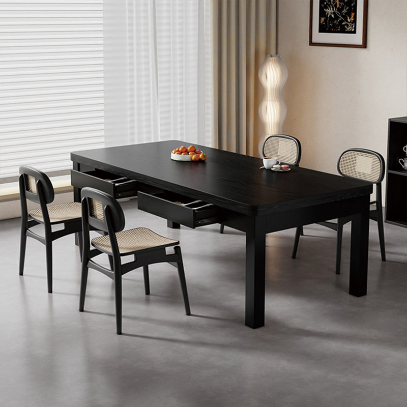 Solid wood multifunctional table set, 29.52"H x 86.61"L x 35.43"W