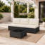 Ensemble de patio en rotin 4 pièces avec coussins-1228309789-1228340779