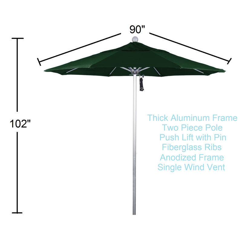 Parasol de marché octogonal 7 pi Anadarko, Hunter
