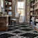 Tapis noir et blanc Modern Modern
