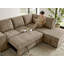 Canapé modulaire rembourré avec repose-pieds 94,88 po-1111629574