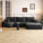107" Cloud Sectional Couch With L-Shape Chaise-293858671-293858668