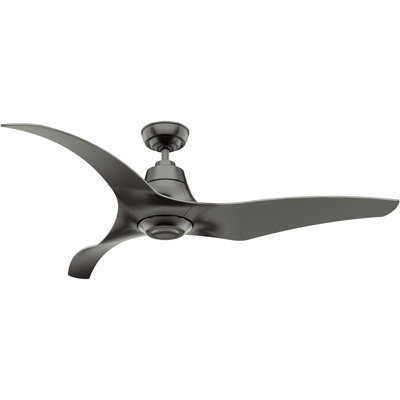 Casablanca 60 inch Stingray ENERGY STAR® Damp Rated Ceiling Fan with LED Light Kit and Handheld Remote