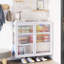  Armoire murale à double porte vitrée avec tablettes amovibles pour bureau Zaine-88526303