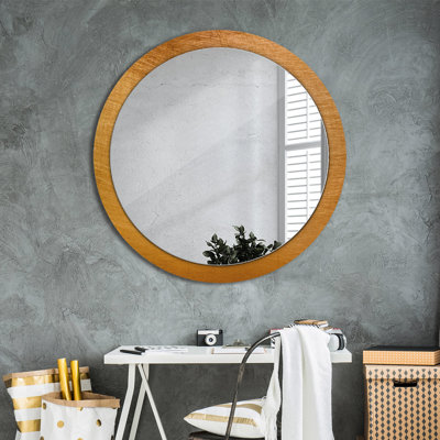 Huldar Glass Flat Wall Mirror