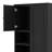 Tall Storage Cabinet Featuring Adjustable Shelves And Flip Out Basket  With Handles Large Capacity Organizer For Bathroom Kitchen Living Room And Office-1301418541
