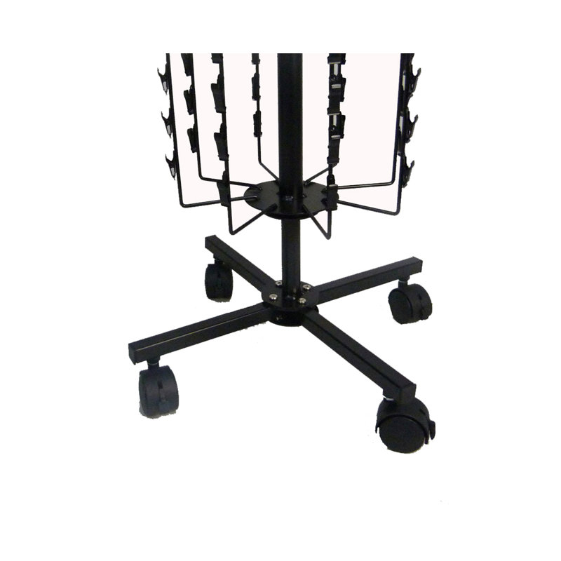 Alyha 17.7'' W Metal Shelving Unit with Wheels