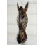 Masque en bois sculpté à la main safari girafe safari avec motif tribal, décor bohème rustique-1444521211