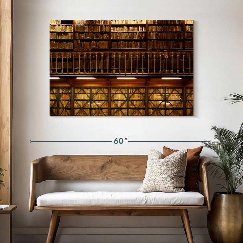 Library, 32" H x 48" W
