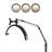 Half Moon Light for Esthetician 2 in 1 LED Floor and Desk Lamp Lash Light Arched